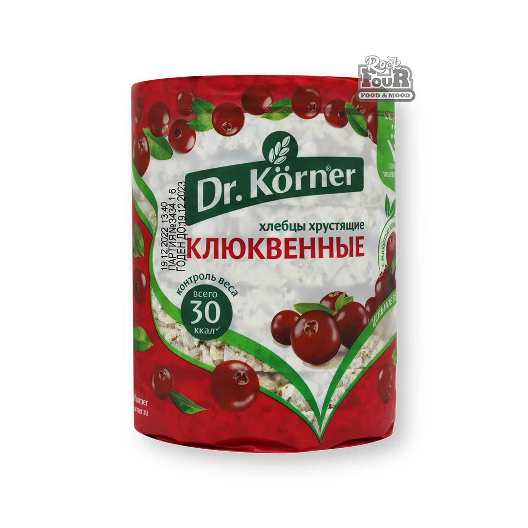 Հացիկ «Dr.Korner» լոռամրգի 100գ